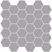 Heksagoninė plytelė 50 pcs Pilka 30 x 30 cm Poliuretanas ir PET