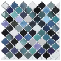 Lanterna plytelė 10 pcs Mėlyna žalia 27 x 27 cm