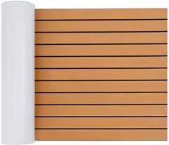 Valties kilimėlis Dryžuotas Ruda ir juoda 240 x 60 cm EVA