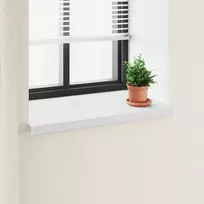 Langų palangė Balta 80 x 50 x 4,5 cm PVC