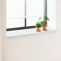Langų palangė Balta 140 x 50 x 4,5 cm PVC