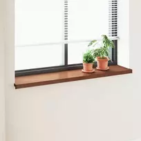 Langų palangė Ruda mediena 140 x 35 x 4,5 cm PVC