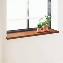 Langų palangė Ruda mediena 120 x 40 x 4,5 cm PVC