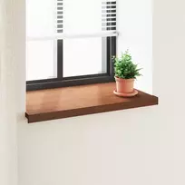 Langų palangė Ruda mediena 80 x 50 x 4,5 cm PVC