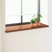 Langų palangė Ruda mediena 120 x 50 x 4,5 cm PVC