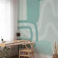 Fototapetai - Geometrinės formos ir raštai abstraktus turkio fonas