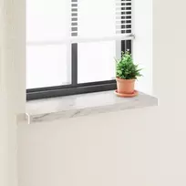 Langų palangė Marmurinė tekstūra 60 x 35 x 4,5 cm PVC