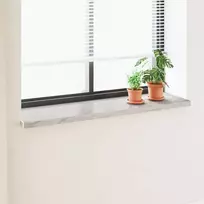 Langų palangė Marmurinė tekstūra 120 x 40 x 4,5 cm PVC