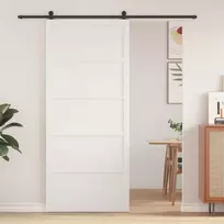 Tvarto durys Balta 90 x 2,5 x 208 cm Pušies medienos masyvas