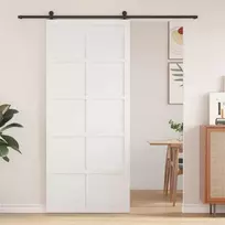 Tvarto durys Balta 90 x 2,5 x 208 cm Pušies medienos masyvas
