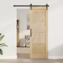 us durys Natūrali 73,5 x 211 cm fanera