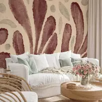 Fototapetai - Lapai ir dėmės didelės Matisse įkvėptos formos