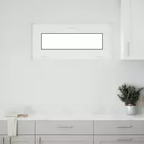 Požeminio lango RISOR 90 x 40 cm PVC ir stiklas Antracito