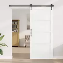 us durys Balta 93 x 211 cm fanera