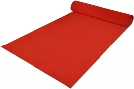 Kilimas Raudona 1 x 20 m Poliesteris