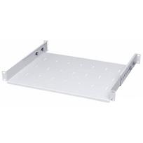 RACK 19" 1U 350 mm Reguliuojama 350–510 mm Lentynėlė, Skirta Stelažams, Pilkos Spalvos, Stalflex