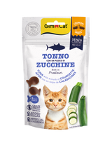 Gimcat Crunchy Snacks Tuna & Courgette traškūs skanėstai tunas/cukinija 50g