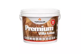 Medienos fasado dažai TOPCOLOR, Premium ViLLa Latex, 3 L, piLka spaLva