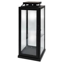 Žibintas ArtFlow Tower, metalas, 37 cm, juoda sp.