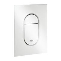 Mygtukas įmontuojamai sistemai Grohe Arena Cosmo duo, 130x172 mm, vertikalus, baltas