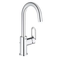 Vonios kriauklės maišytuvas Grohe BauLoop su pop up vožtuvu, chromuotas 23763000