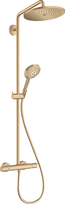 Dušo sistema Hansgrohe Pulsify 260 2 jet su termostatu ShowerTablet Select 400, bronza