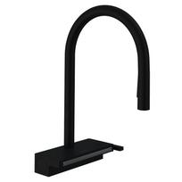 Virtuvės maišytuvas Hansgrohe AQUNO Select M81 su ištraukiama galva, juodas 73831670