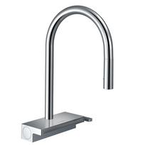 Virtuvės maišytuvas Hansgrohe AQUNO Select M81 su ištraukiamu lankstu, chromas 73831000