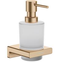 Skysto muilo dozatorius Hansgrohe AddStoris su laikikliu, brushed bronze