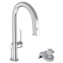 Virtuvės maišytuvas Hansgrohe Aqittura M91 su filtravimo sistema 210, ištraukiamu snapu, sBox, 76826000