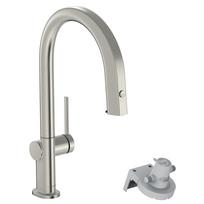 Virtuvinis kranas Hansgrohe Aqittura M91 su filtravimo sistema 210, su ištraukiamu antgaliu, 76803800
