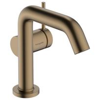 Hansgrohe Tecturis S 110 praustuvo maišytuvas su push-open nutekėjimo uždarymu, matinė bronza