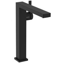 Voniai skirtas praustuvo maišytuvas Hansgrohe Tecturis E 240 su push-open nutekėjimo uždarymu, matinė juoda