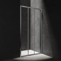 OMNIRES BRONX trijų plokščių stumdomos dušo durys, 90 cm, S20A390CRTR