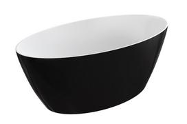 Vanna Omnires SIENA M+ Akmens masė 161 x 81 cm Balta/ Juoda