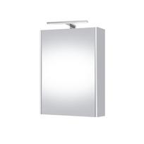 Veidrodinė spintelė Riva SV45DZ su LED apšvietimu, Balta