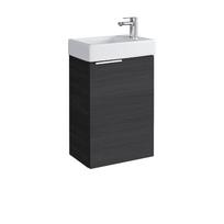 Vonios spintelė su praustuvu Riva SA40A-5 Woodflow Ash