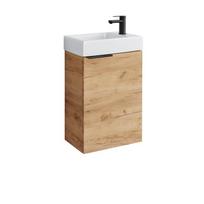 Vonios spintelė su praustuvu Riva SA40A-5 Gold Craft Oak
