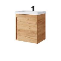 Vonios kambario spintelė Riva SA50A-5E (be praustuvo) Gold Craft Oak