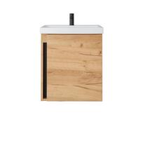 Vonios spintelė Riva SA50A-5B (be praustuvo) Gold Craft Oak