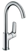 Vonios kriauklės maišytuvas Hansgrohe Logis 210 be pop-up su sukamu U formos snapu, chromas