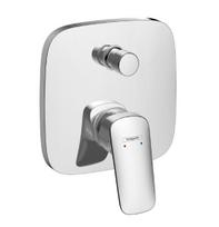 Vonios maišytuvas Hansgrohe Logis įmontuojamas, kvadratinis, chromas