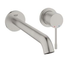 Grohe Essence vonios praustuvo maišytuvas įmontuojamas VA dalis, 2 angos, išlenktas snapas 230 mm, sieninis, SuperSteel