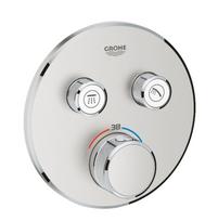 Vonios / dušo maišytuvas Grohe Grohtherm SmartControl įmontuojamas 2 jungtys, supersteel 29119DC0