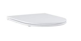 Tualeto dangtis Grohe BauCeramic Slim, QR/SC, baltas