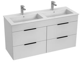 Vonios spintelė su praustuve Jika Cube, 1200x430 mm, h=607 mm, 4A, balta