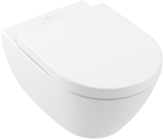 Pakabinamas tualeto puodas Villeroy & Boch Subway 2.0 Rimless, 370x560 mm, be dangčio SupraFix, baltas