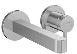 Vonios praustuvo maišytuvas Hansgrohe Finoris 16,8 cm įmontuojamas, EcoSmart, sieninis, 165 mm snapas, chromas