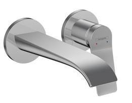 Vonios praustuvo maišytuvas Hansgrohe Vivenis viršutinė dalis, 2 angos, snapas 195 mm, sieninis, chromas