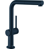 Virtuvinis maišytuvas Hansgrohe Talis M54 270 1jet su ištraukiama galvute, matinė juoda + sBox